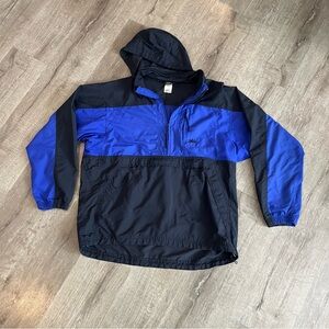 REI Unisex Adult Size Large Anorak Jacket Hooded Windbreaker Nylon Zip Up Coat